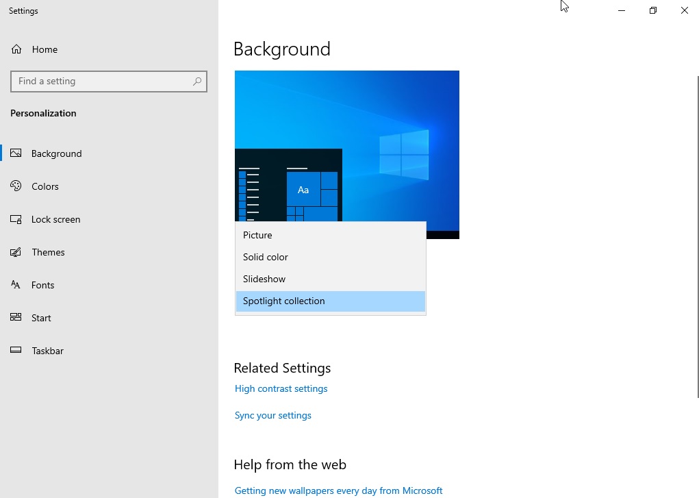 Nová tapeta Windows 10 v Bing!